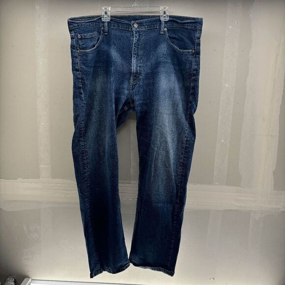 Levi's 505 Jeans 40x30 Blue Denim Regular Fit Straight Classic  41"W 27.5"L - Picture 1 of 4